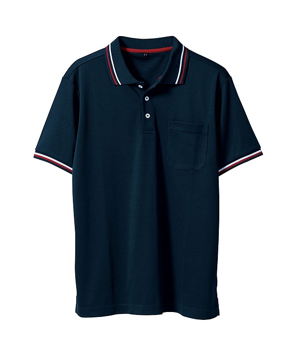 桑和 sw7035-51 半袖ポロシャツ（胸ポケット付き） | 作業服 作業着の通販 | 神戸サヌキ